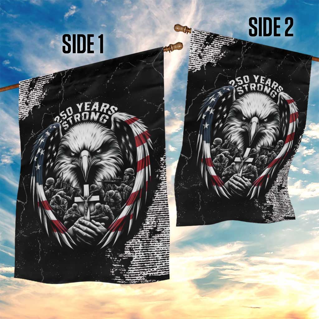 USA 250 Years Strong Garden Flag 4th Of July 2026 Semiquincentennial - Wonder Print Shop