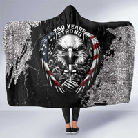 USA 250 Years Strong Hooded Blanket 4th Of July 2026 Semiquincentennial - Wonder Print Shop