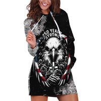 Personalized USA 250 Years Strong Hoodie Dress 4th Of July 2026 Semiquincentennial - Wonder Print Shop