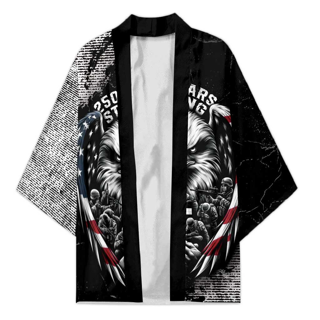 Personalized USA 250 Years Strong Kimono 4th Of July 2026 Semiquincentennial - Wonder Print Shop