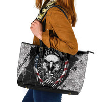USA 250 Years Strong Leather Tote Bag 4th Of July 2026 Semiquincentennial - Wonder Print Shop