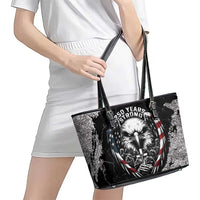 USA 250 Years Strong Leather Tote Bag 4th Of July 2026 Semiquincentennial - Wonder Print Shop
