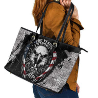 USA 250 Years Strong Leather Tote Bag 4th Of July 2026 Semiquincentennial - Wonder Print Shop