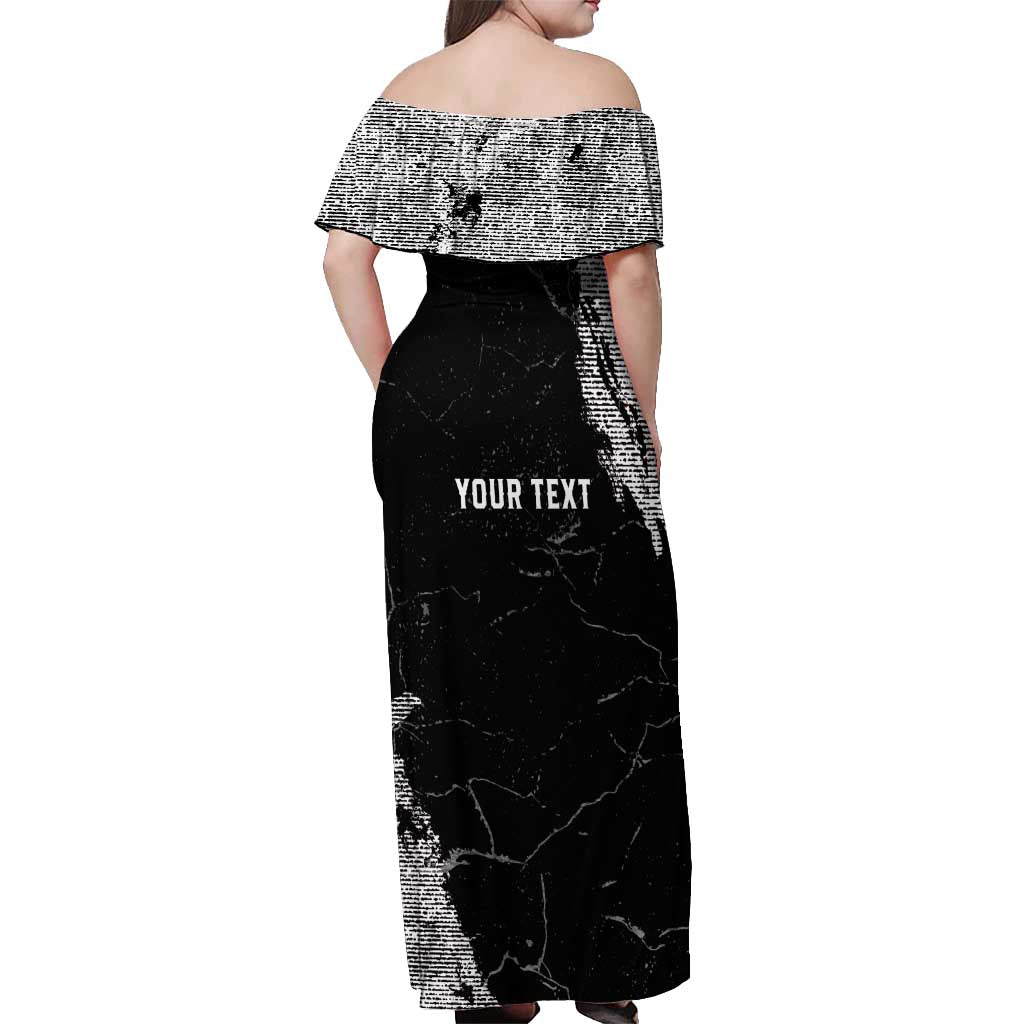 Personalized USA 250 Years Strong Off Shoulder Maxi Dress 4th Of July 2026 Semiquincentennial - Wonder Print Shop