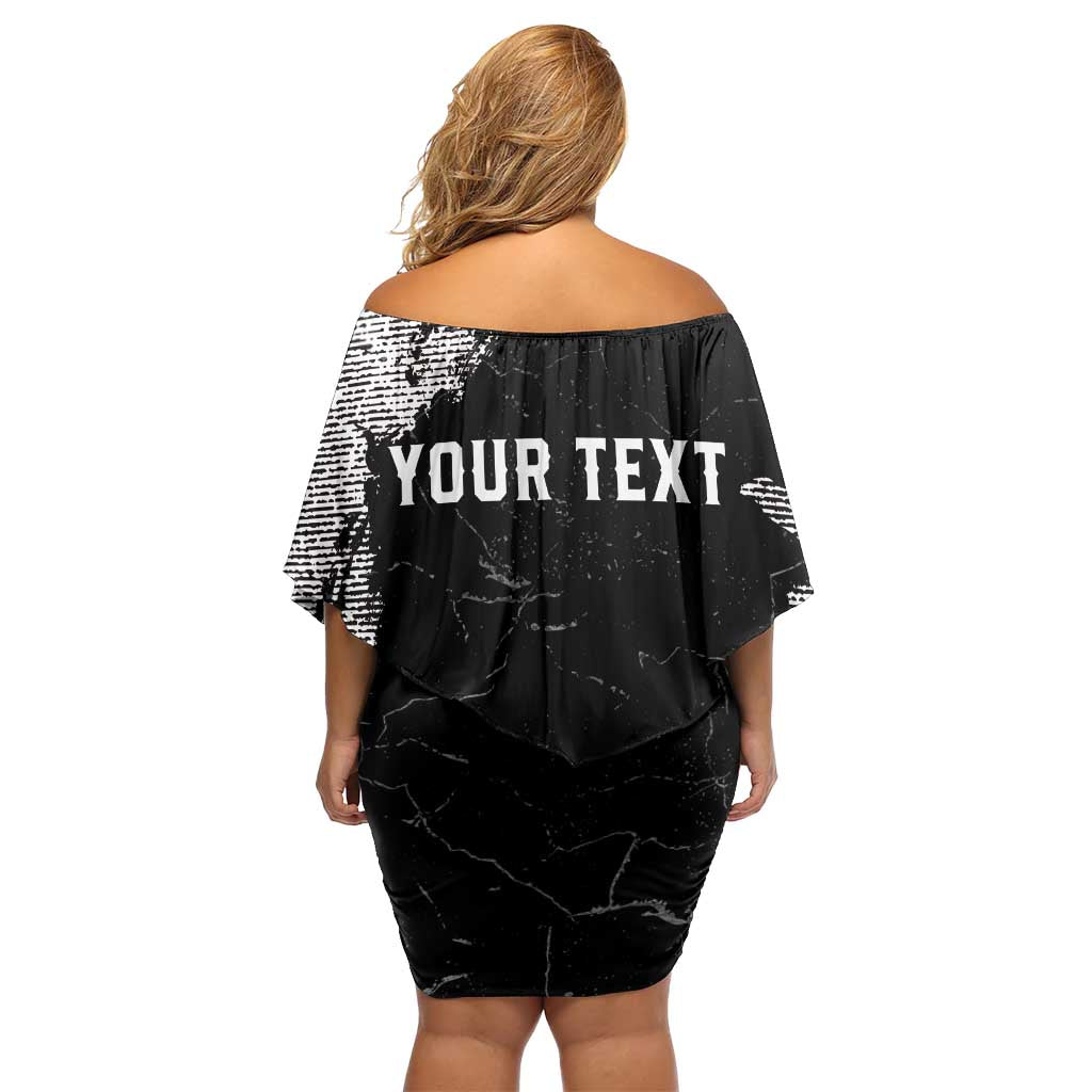 Personalized USA 250 Years Strong Off Shoulder Short Dress 4th Of July 2026 Semiquincentennial - Wonder Print Shop