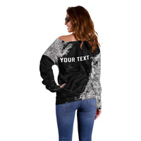 Personalized USA 250 Years Strong Off Shoulder Sweater 4th Of July 2026 Semiquincentennial - Wonder Print Shop