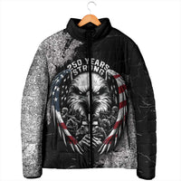 Personalized USA 250 Years Strong Padded Jacket 4th Of July 2026 Semiquincentennial - Wonder Print Shop