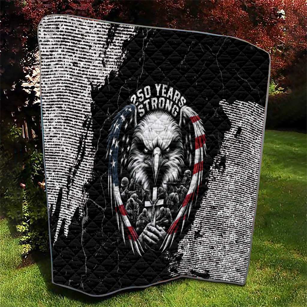 USA 250 Years Strong Quilt 4th Of July 2026 Semiquincentennial - Wonder Print Shop