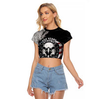 Personalized USA 250 Years Strong Raglan Cropped T Shirt 4th Of July 2026 Semiquincentennial - Wonder Print Shop