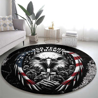 USA 250 Years Strong Round Carpet 4th Of July 2026 Semiquincentennial - Wonder Print Shop
