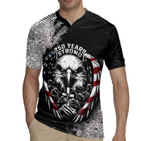 Personalized USA 250 Years Strong Rugby Jersey 4th Of July 2026 Semiquincentennial - Wonder Print Shop