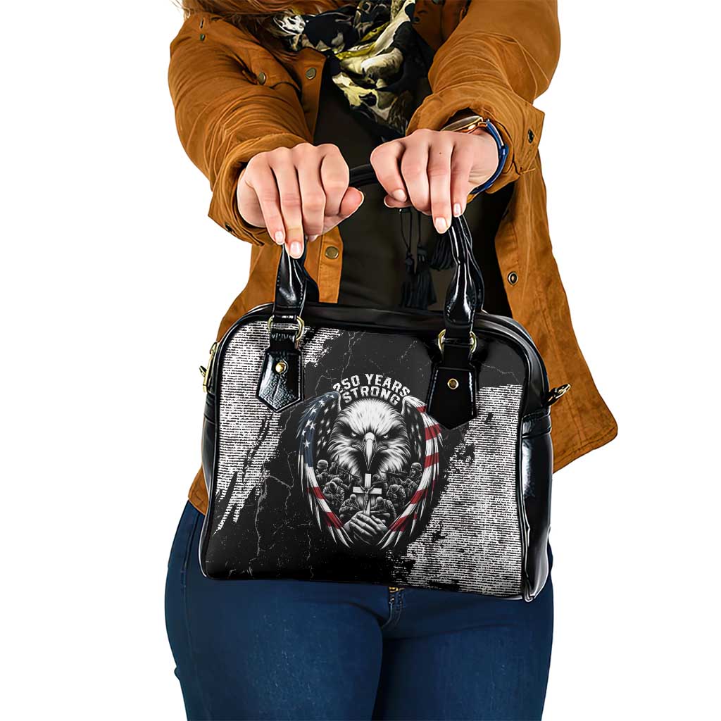 USA 250 Years Strong Shoulder Handbag 4th Of July 2026 Semiquincentennial - Wonder Print Shop