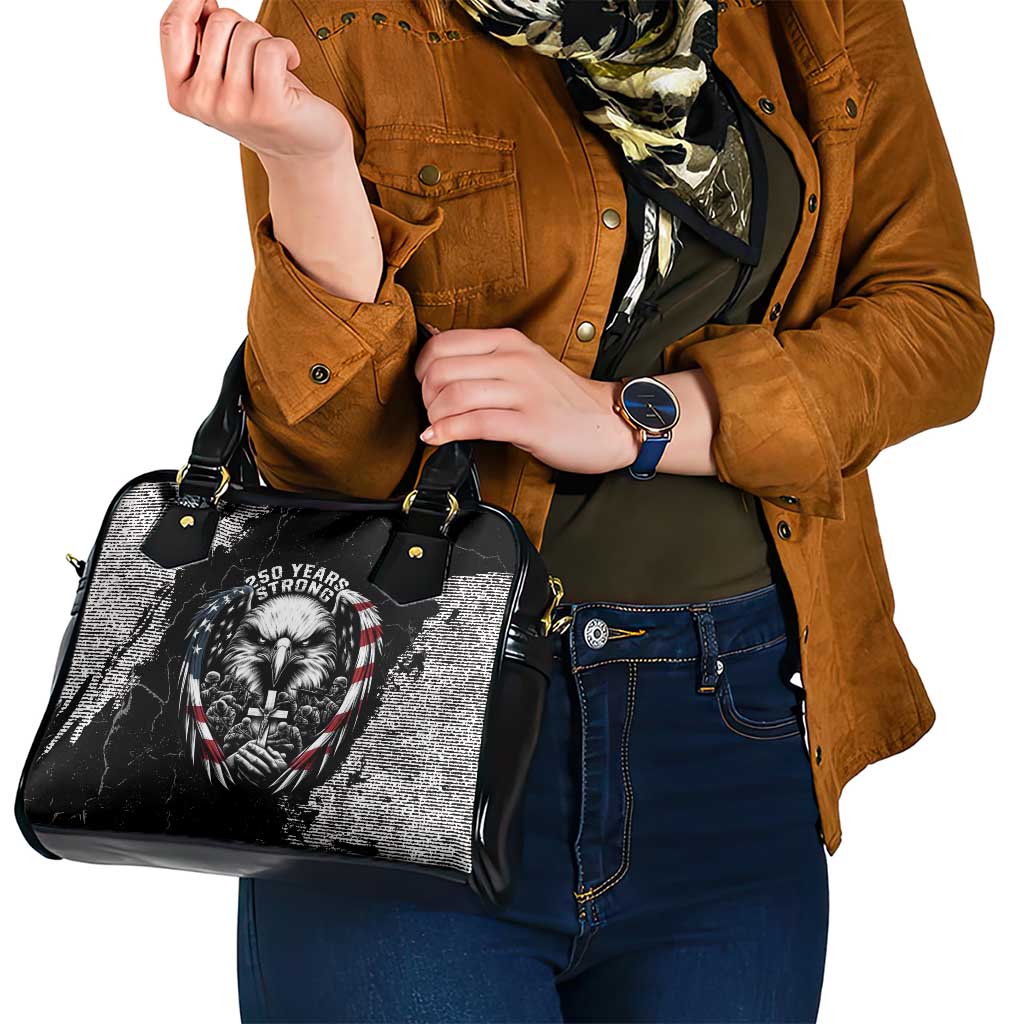 USA 250 Years Strong Shoulder Handbag 4th Of July 2026 Semiquincentennial - Wonder Print Shop