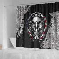 USA 250 Years Strong Shower Curtain 4th Of July 2026 Semiquincentennial - Wonder Print Shop