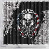 USA 250 Years Strong Shower Curtain 4th Of July 2026 Semiquincentennial - Wonder Print Shop