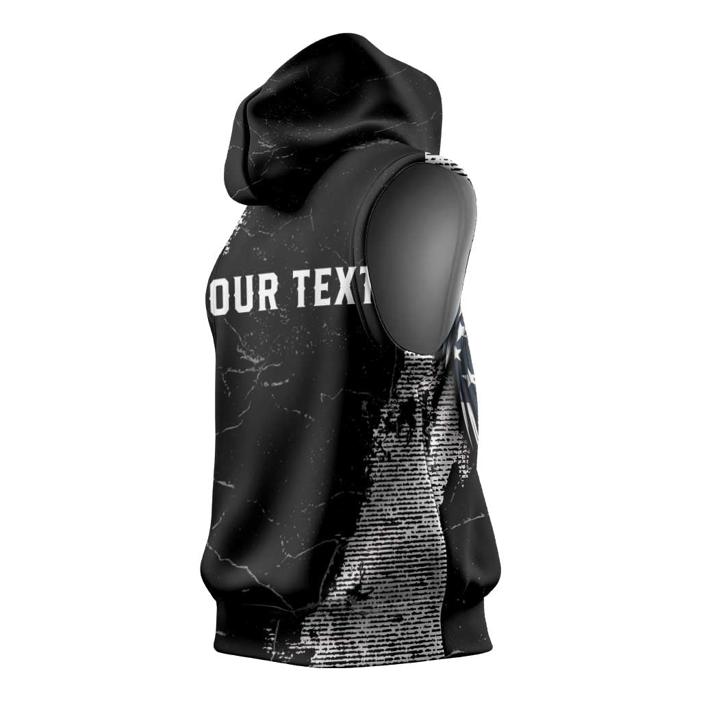 Personalized USA 250 Years Strong Sleeveless Hoodie 4th Of July 2026 Semiquincentennial - Wonder Print Shop