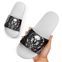 USA 250 Years Strong Slide Sandals 4th Of July 2026 Semiquincentennial - Wonder Print Shop