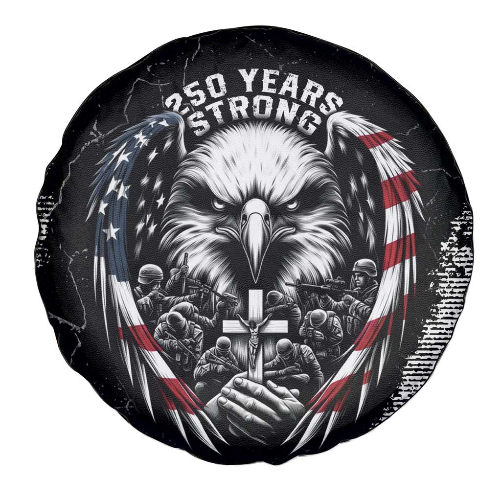 USA 250 Years Strong Spare Tire Cover 4th Of July 2026 Semiquincentennial - Wonder Print Shop