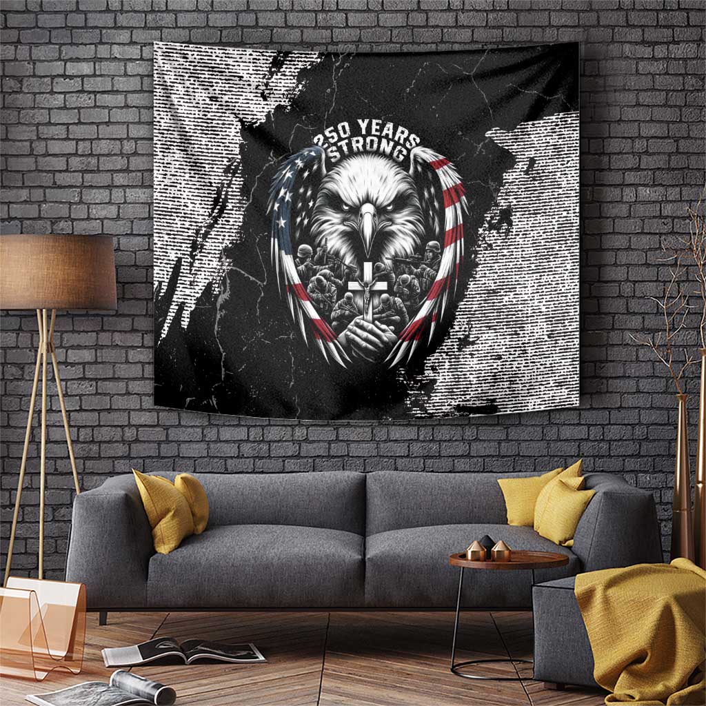 USA 250 Years Strong Tapestry 4th Of July 2026 Semiquincentennial - Wonder Print Shop