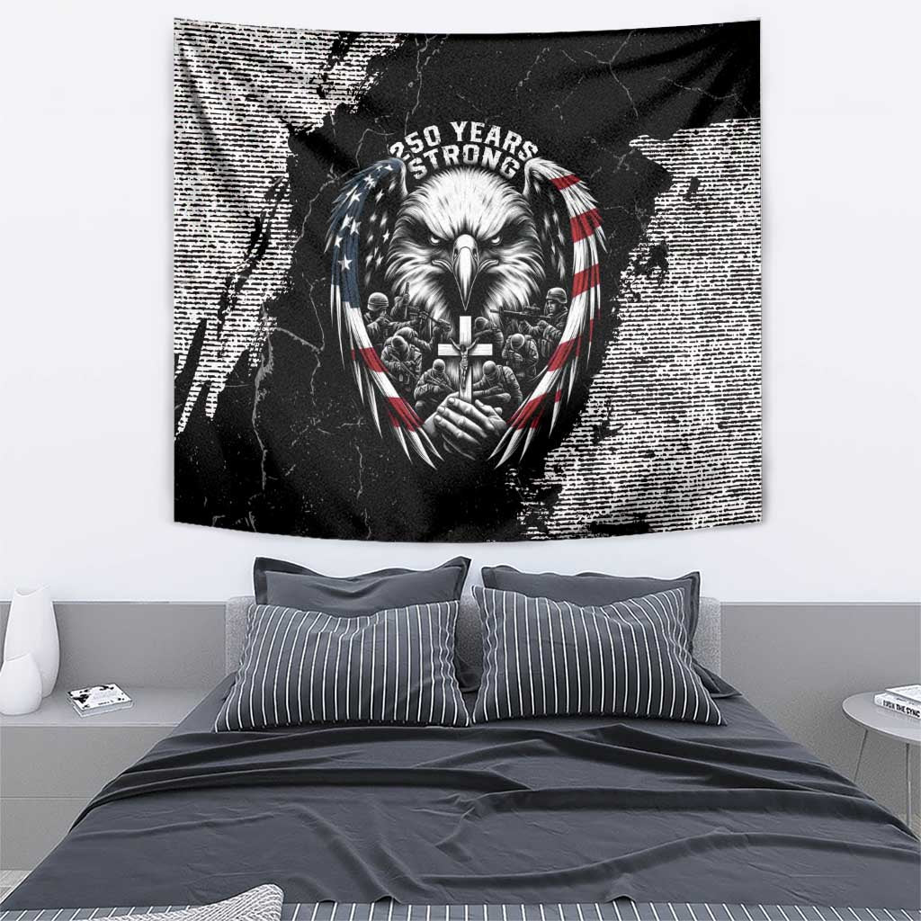USA 250 Years Strong Tapestry 4th Of July 2026 Semiquincentennial - Wonder Print Shop