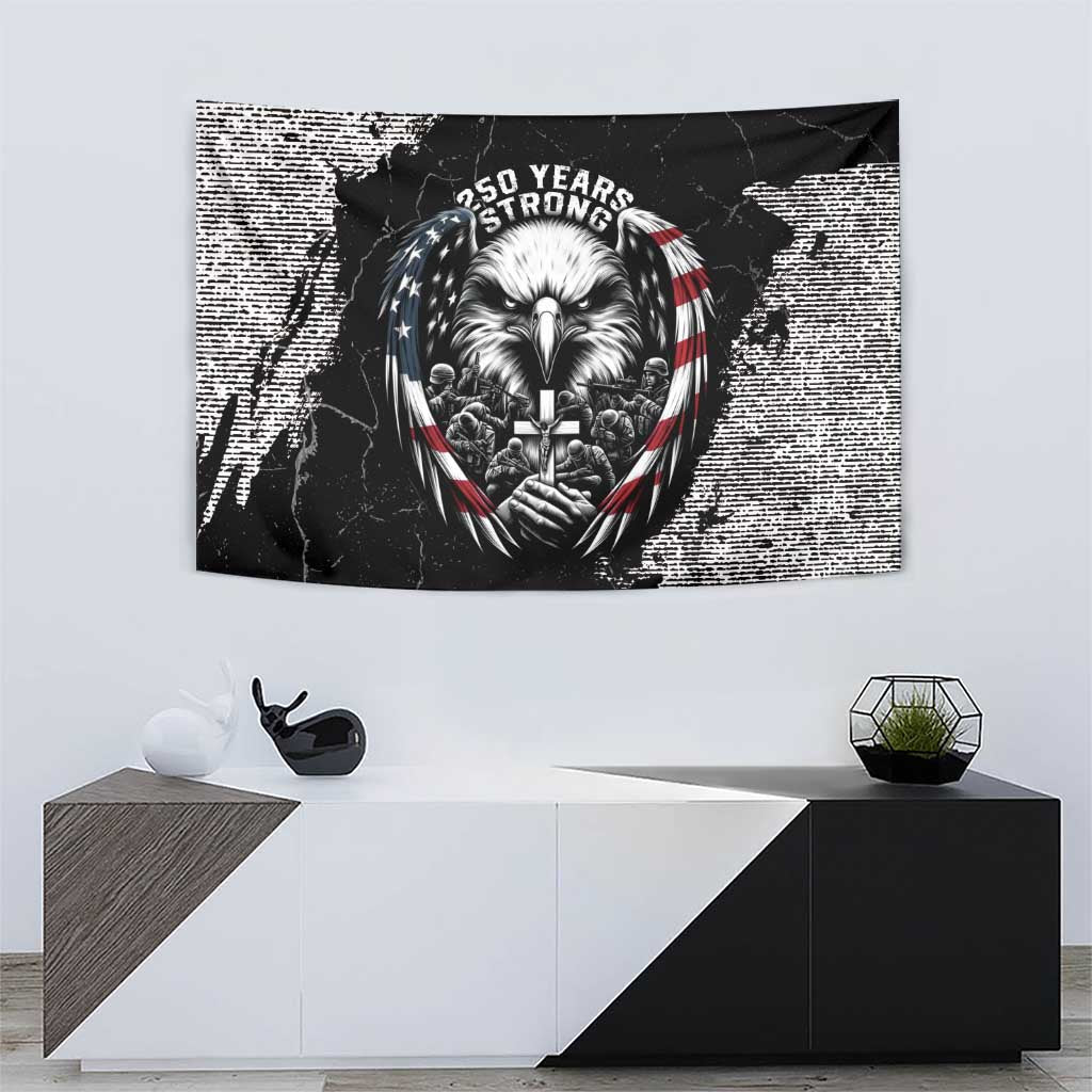 USA 250 Years Strong Tapestry 4th Of July 2026 Semiquincentennial - Wonder Print Shop