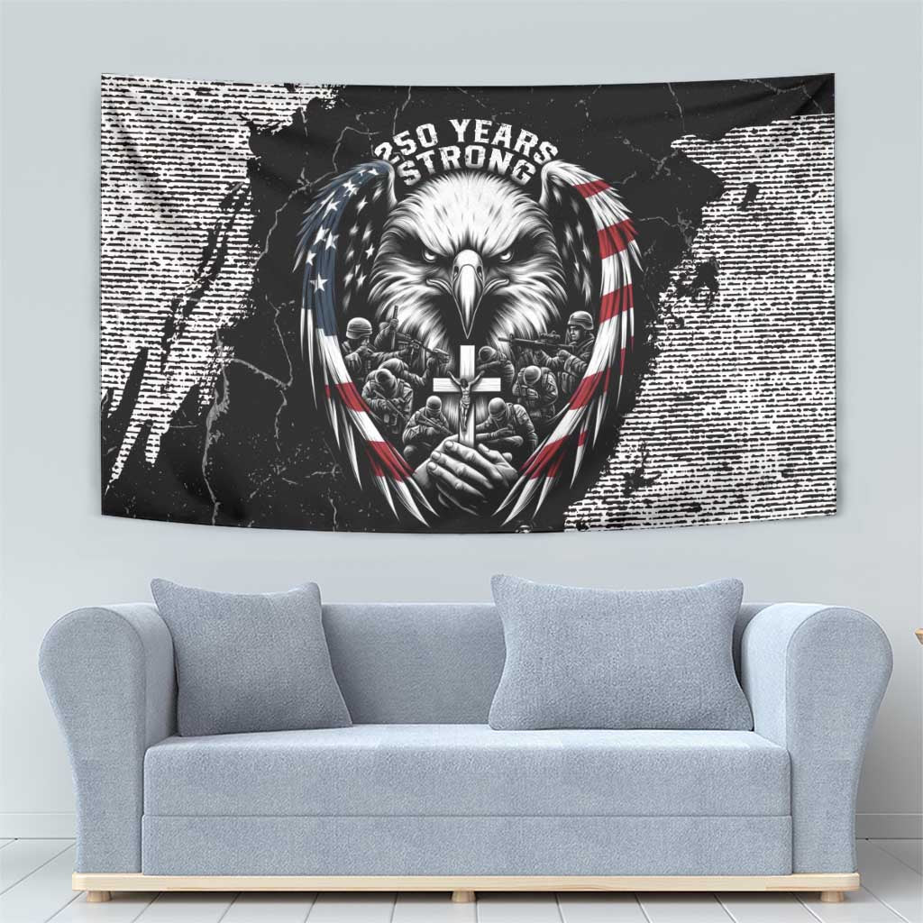 USA 250 Years Strong Tapestry 4th Of July 2026 Semiquincentennial - Wonder Print Shop