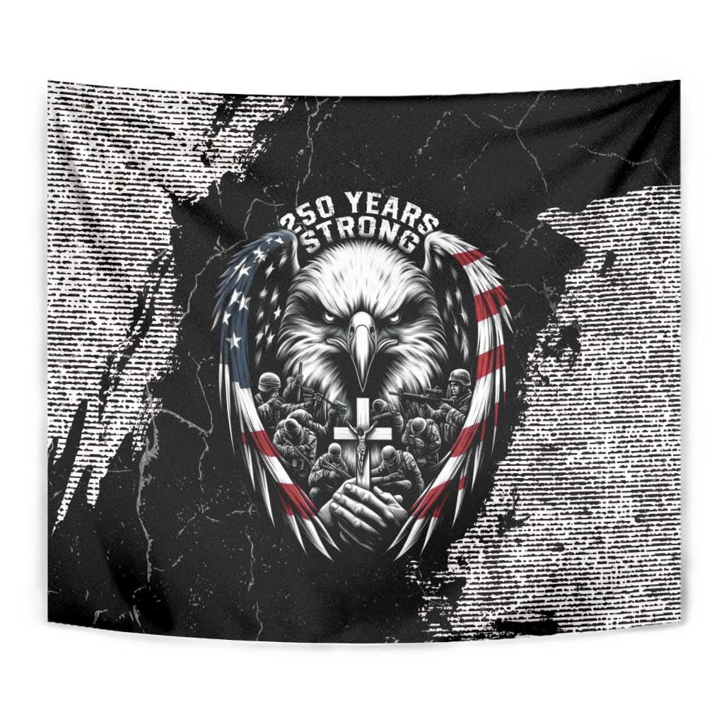 USA 250 Years Strong Tapestry 4th Of July 2026 Semiquincentennial - Wonder Print Shop