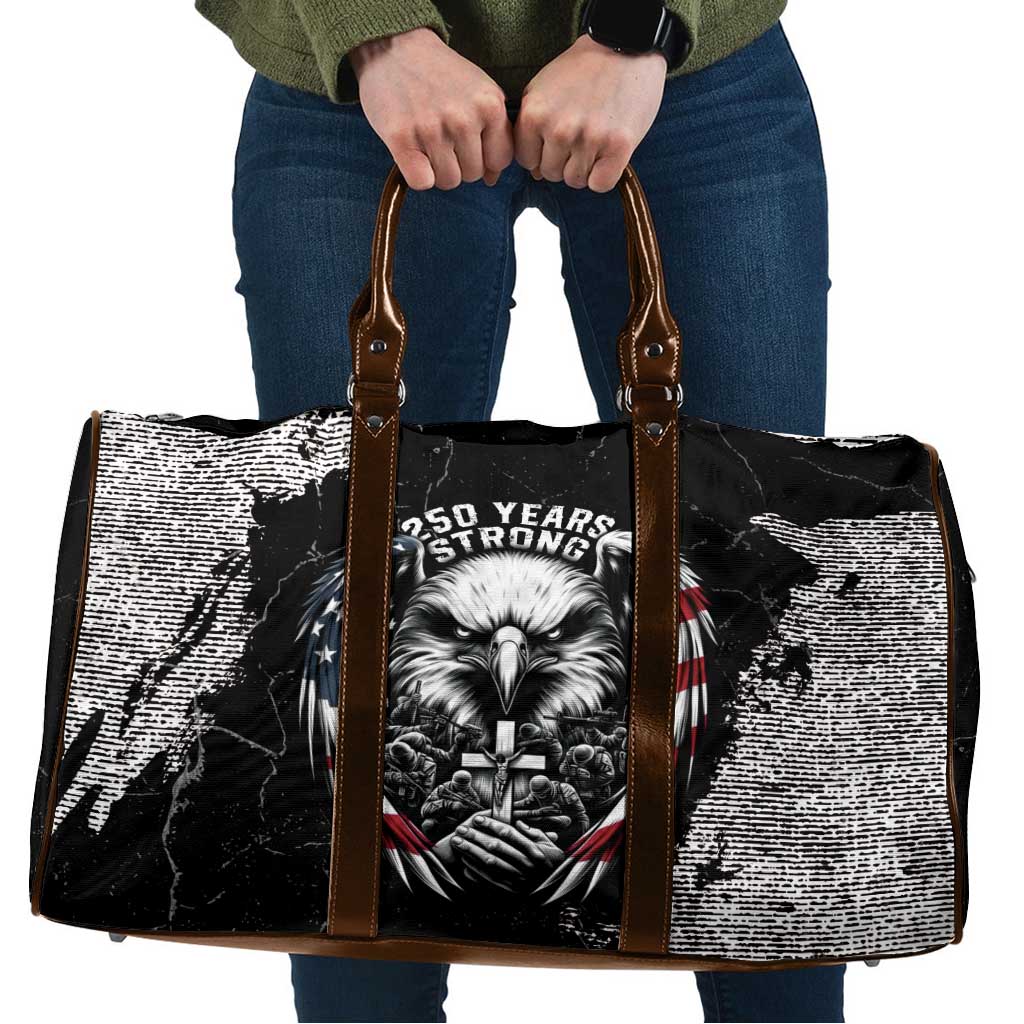 USA 250 Years Strong Travel Bag 4th Of July 2026 Semiquincentennial - Wonder Print Shop