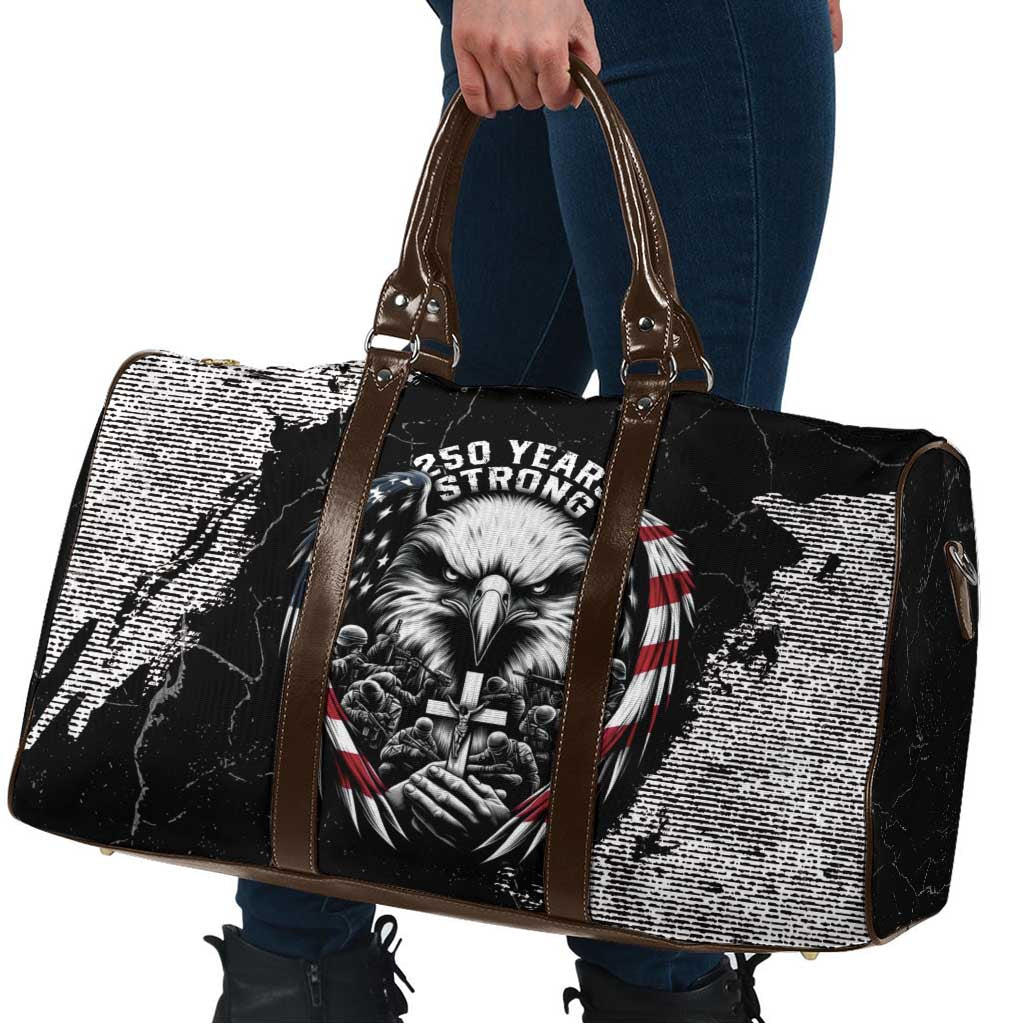 USA 250 Years Strong Travel Bag 4th Of July 2026 Semiquincentennial - Wonder Print Shop