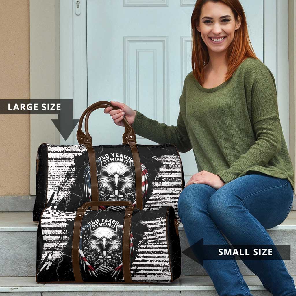 USA 250 Years Strong Travel Bag 4th Of July 2026 Semiquincentennial - Wonder Print Shop
