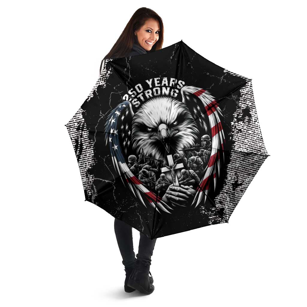 USA 250 Years Strong Umbrella 4th Of July 2026 Semiquincentennial - Wonder Print Shop