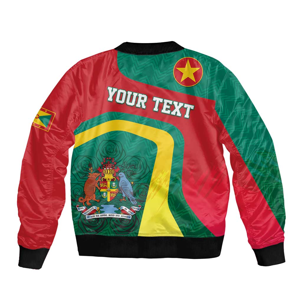 Personalised Grenada Bomber Jacket Coat Of Arms Unique Style