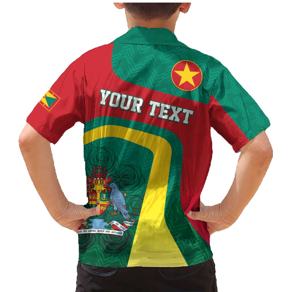 Personalised Grenada Family Matching Mermaid Dress and Hawaiian Shirt Coat Of Arms Unique Style