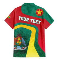 Personalised Grenada Family Matching Mermaid Dress and Hawaiian Shirt Coat Of Arms Unique Style