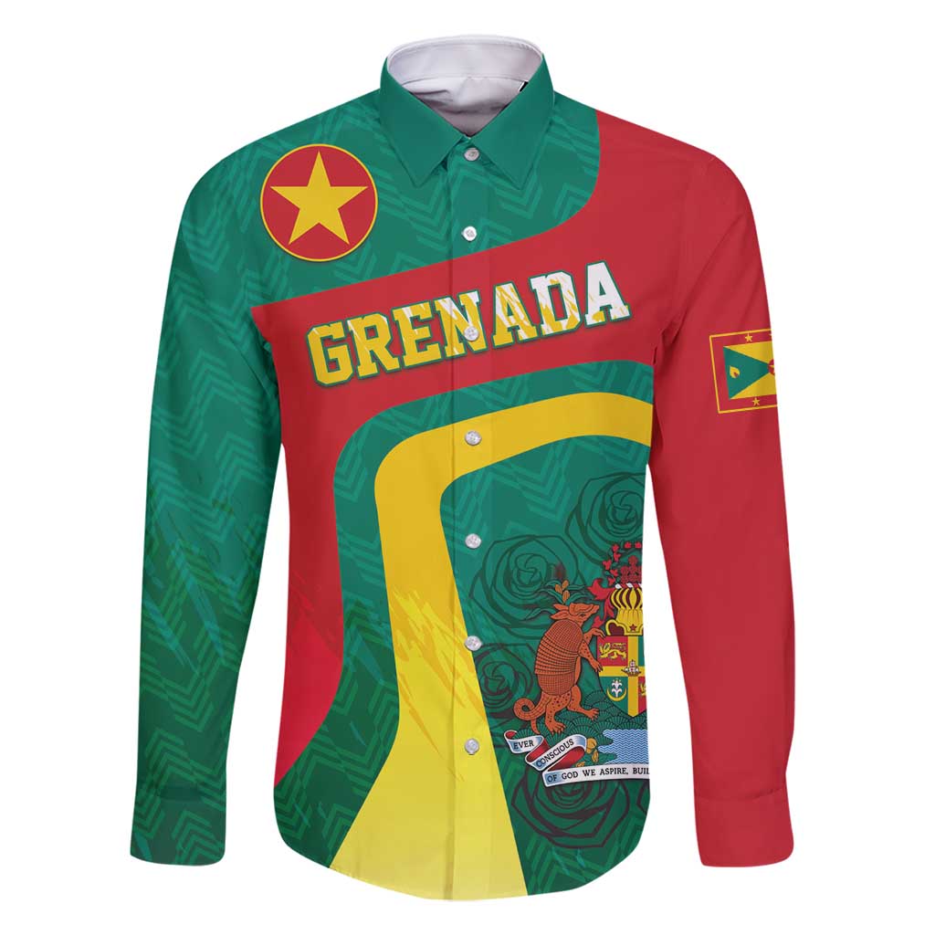 Personalised Grenada Family Matching Mermaid Dress and Hawaiian Shirt Coat Of Arms Unique Style