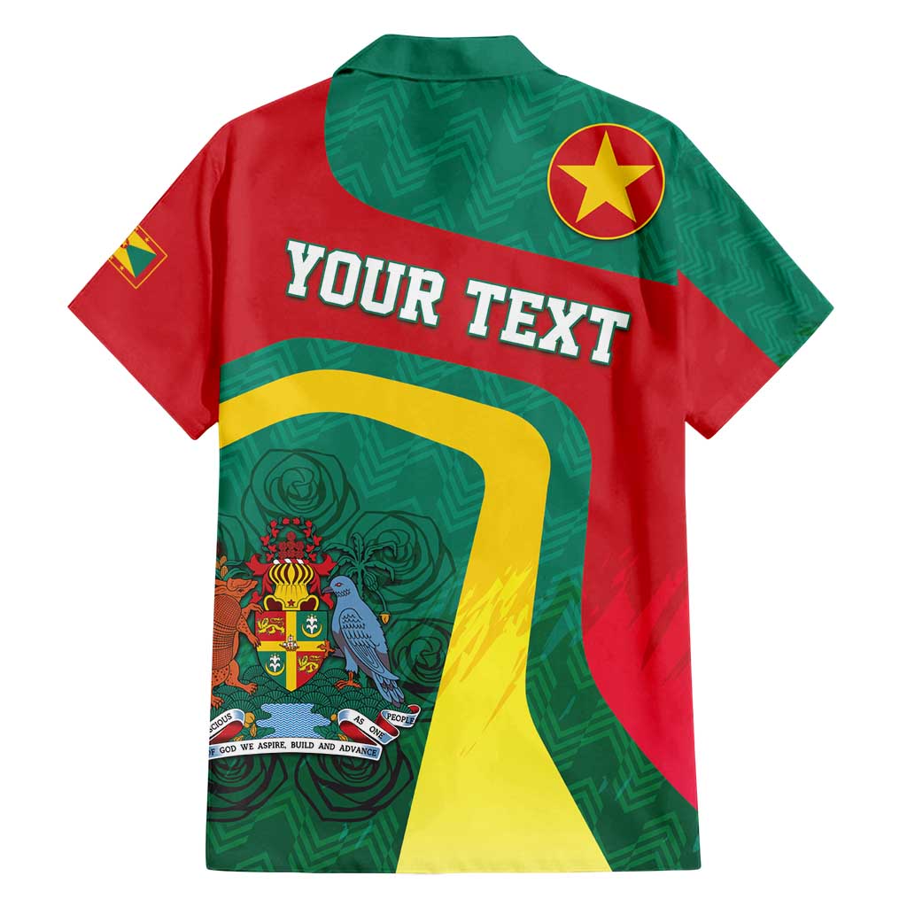 Personalised Grenada Family Matching Tank Maxi Dress and Hawaiian Shirt Coat Of Arms Unique Style