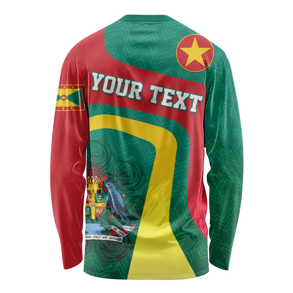 Personalised Grenada Long Sleeve Shirt Coat Of Arms Unique Style