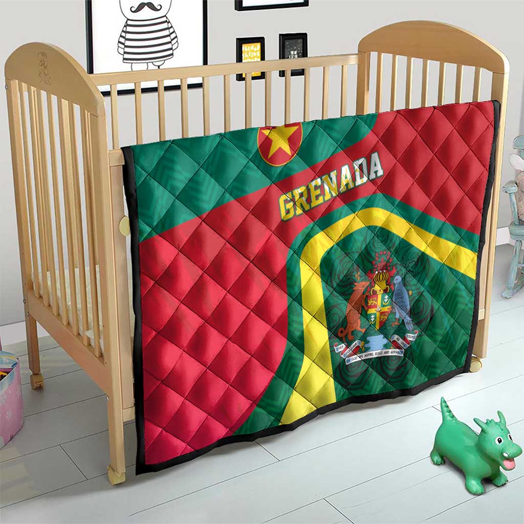 Grenada Quilt Coat Of Arms Unique Style