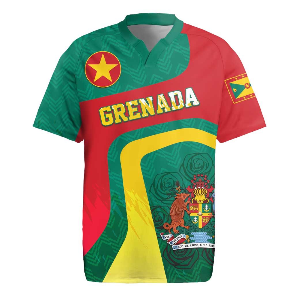 Personalised Grenada Rugby Jersey Coat Of Arms Unique Style