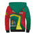 Personalised Grenada Sherpa Hoodie Coat Of Arms Unique Style