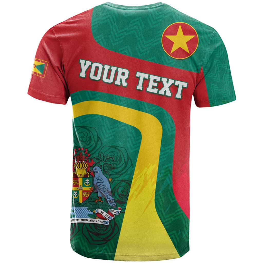 Personalised Grenada T Shirt Coat Of Arms Unique Style