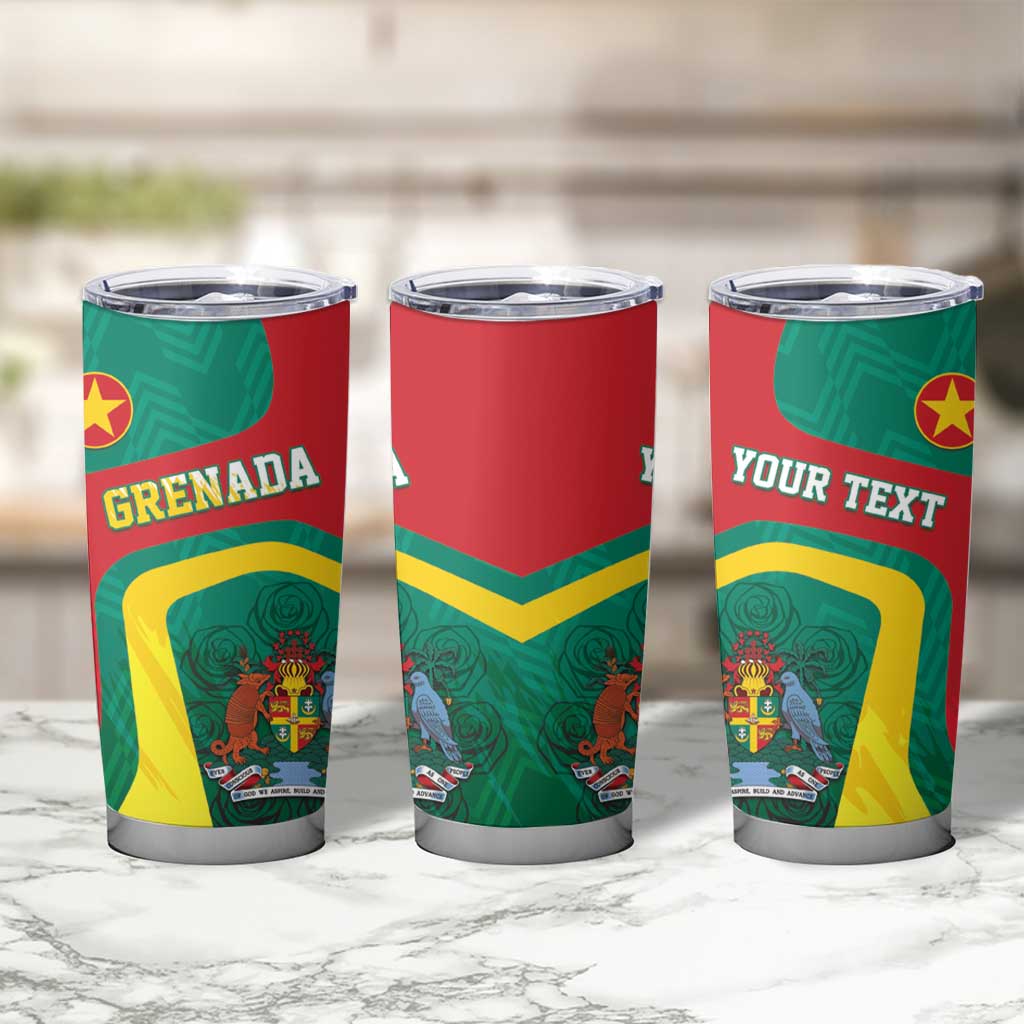 Personalised Grenada Tumbler Cup Coat Of Arms Unique Style