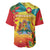 Grenada Baseball Jersey Gwenad Flag With Heliconia Lobster Claws
