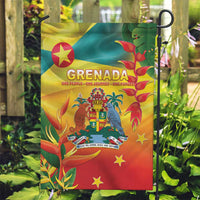 Grenada Garden Flag Gwenad Flag With Heliconia Lobster Claws
