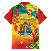 Grenada Hawaiian Shirt Gwenad Flag With Heliconia Lobster Claws