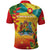 Grenada Polo Shirt Gwenad Flag With Heliconia Lobster Claws