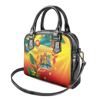 Grenada Shoulder Handbag Gwenad Flag With Heliconia Lobster Claws