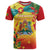 Grenada T Shirt Gwenad Flag With Heliconia Lobster Claws