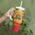 Grenada Tumbler With Handle Gwenad Flag With Heliconia Lobster Claws