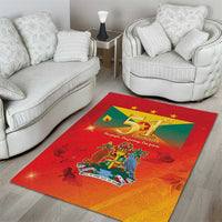 Happy 51st Independence Day Grenada Area Rug One People One Journey One Future